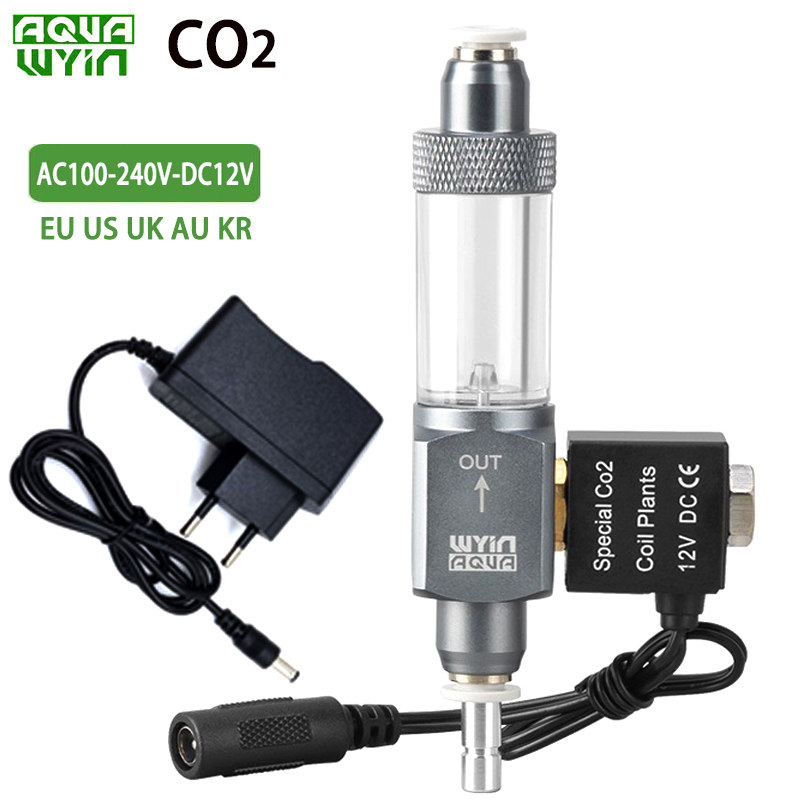 Planted Aquarium Equipment - Aquarium CO2 Solenoid Valve Bubble Meter