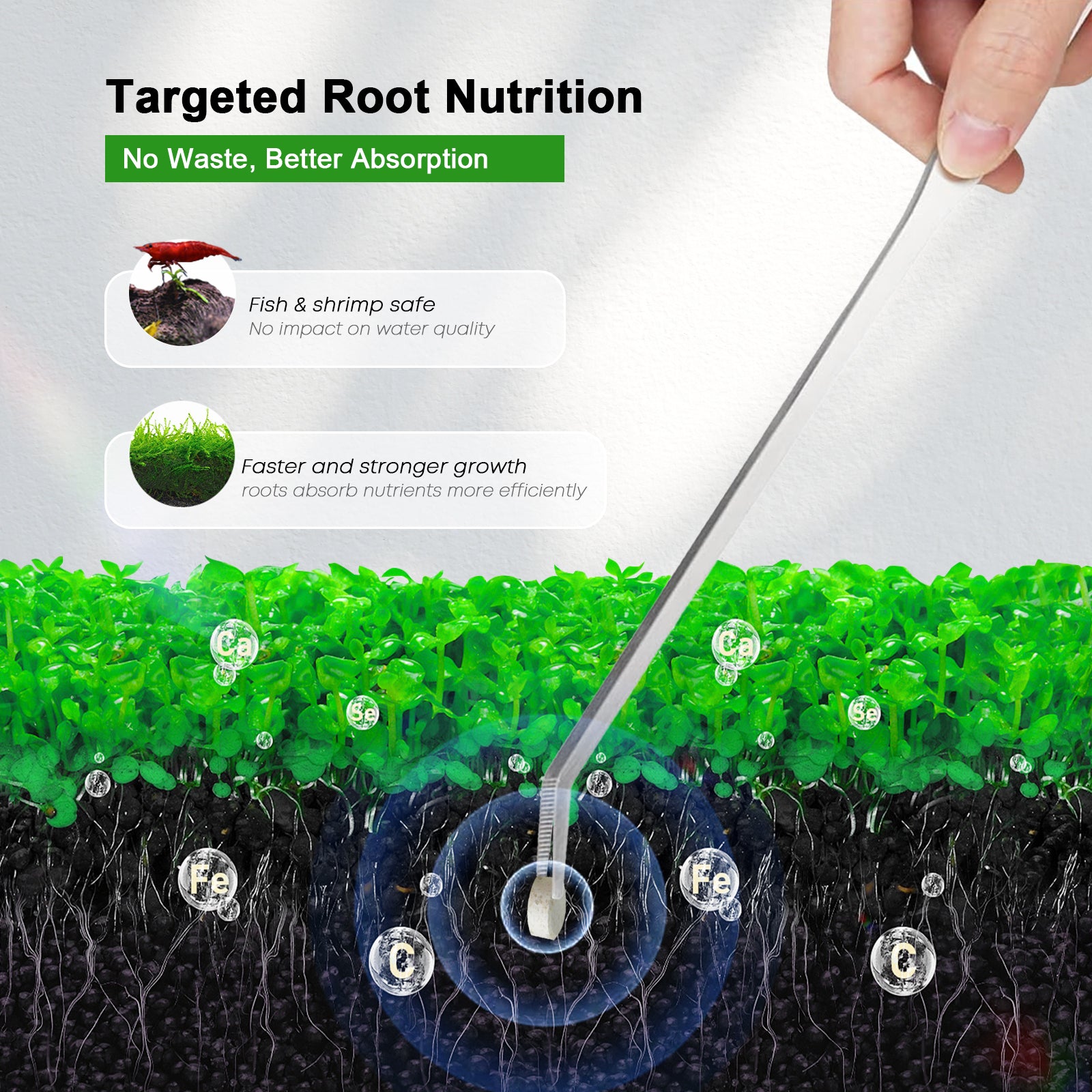 FZONE Aquarium Root Tabs Plant - огляд і ціна Aquarium Plant Root Fertilizer