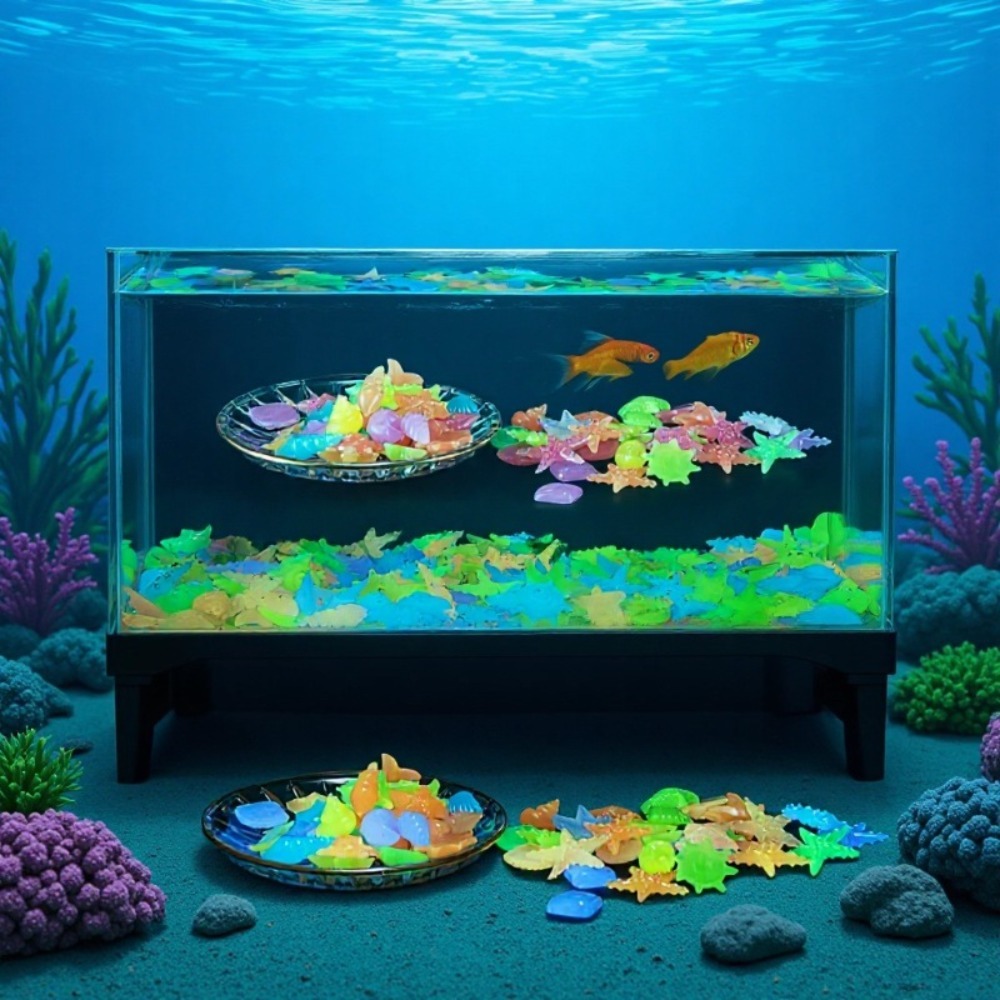 Glowing Luminous Ocean Stones  - огляд і ціна Planted Aquarium Equipment