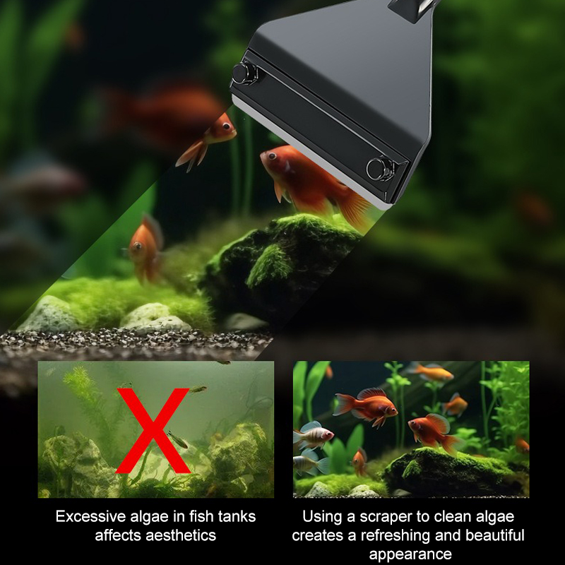 Aquarium Algae Remover Aluminu - огляд і ціна Planted Aquarium Algae Remover