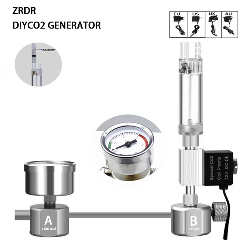 Aquarium DIY CO2 Reactor Gener - огляд і ціна Planted Aquarium Co2 Kit