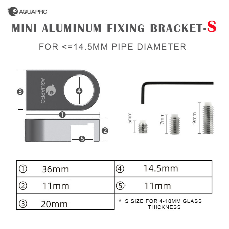 Aquarium Mini Aluminum Alloy H - огляд і ціна Planted Aquarium Equipment