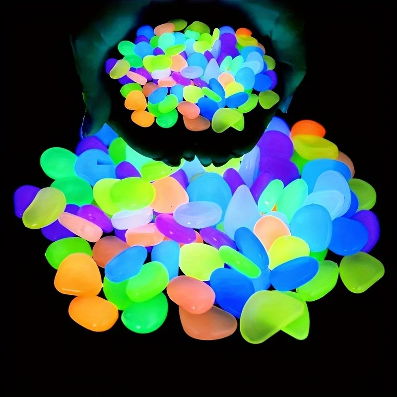 50-200pcs Glow in The Dark Peb - огляд і ціна Planted Aquarium Equipment