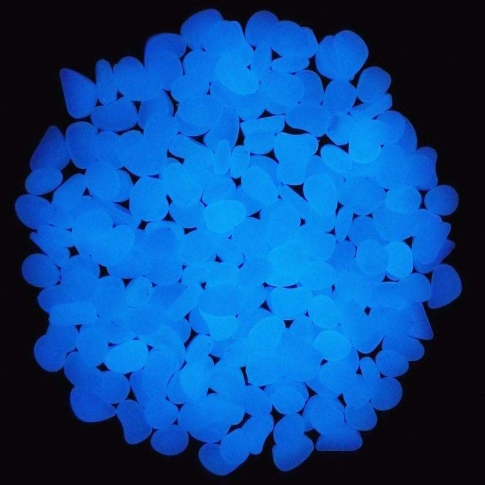 Fish Tank Rocks Glow Blue Pebb - огляд і ціна Planted Aquarium Equipment