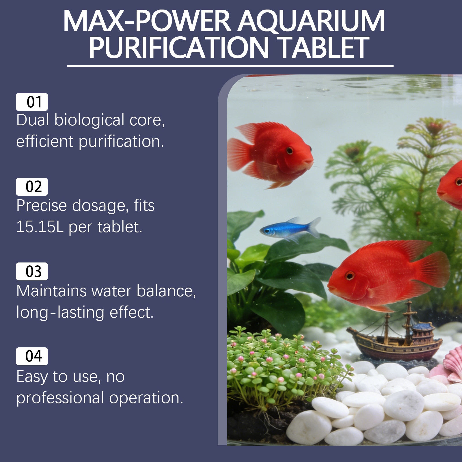 Algae Remover Tablets for Aqua - огляд і ціна Planted Aquarium Algae Remover