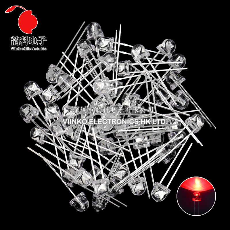 1000pcs 5mm Straw Hat LED Supe - огляд і ціна Ludwigia Super Red